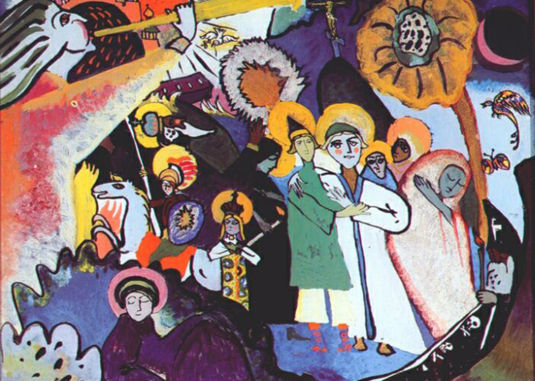 Wassily Kandinsky, All Saints Day I, 1911, public domain via www.wikiart.org