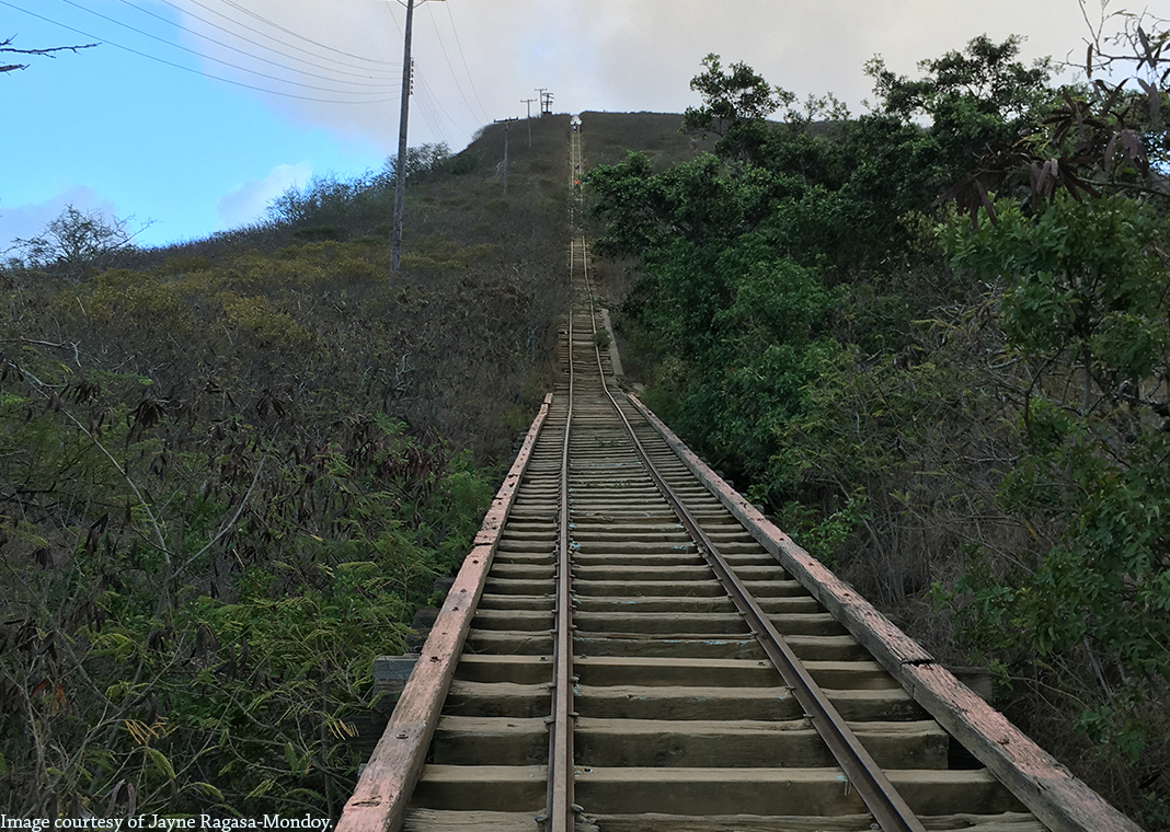 Koko Head Crater Steps - image courtesy of Jayne Ragasa-Mondoy