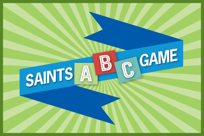 Saints ABC Game