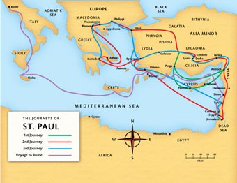 paul's journey to rome summary